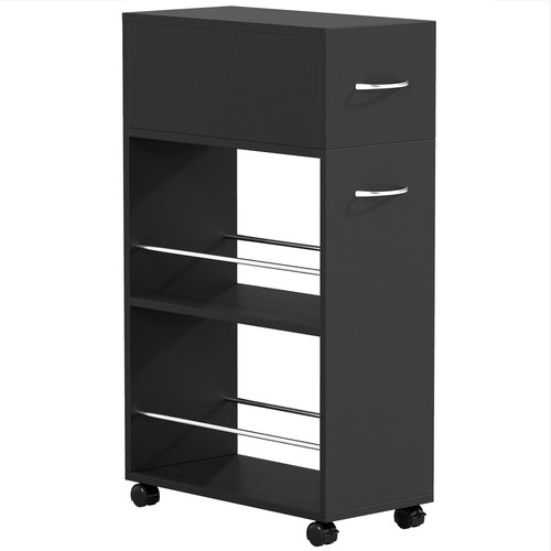 Homcom rolling storage unit - homcom,