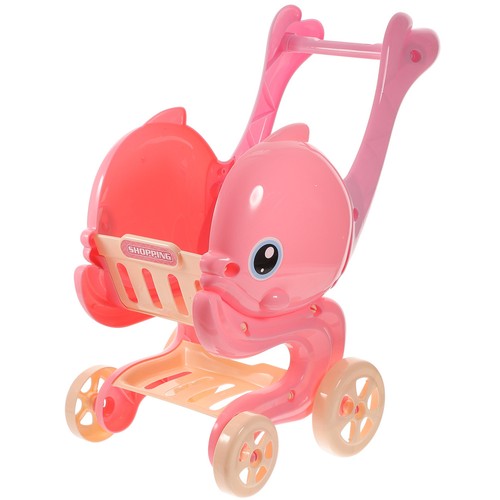 Pink durable plastic shopping - pink,