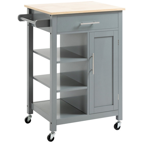 Homcom kitchen trolley utility - kitchen,