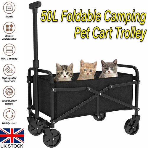 50l foldable garden trolley - foldable,