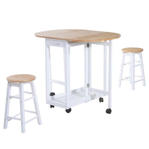 Piece wooden kitchen cart - kitchen,