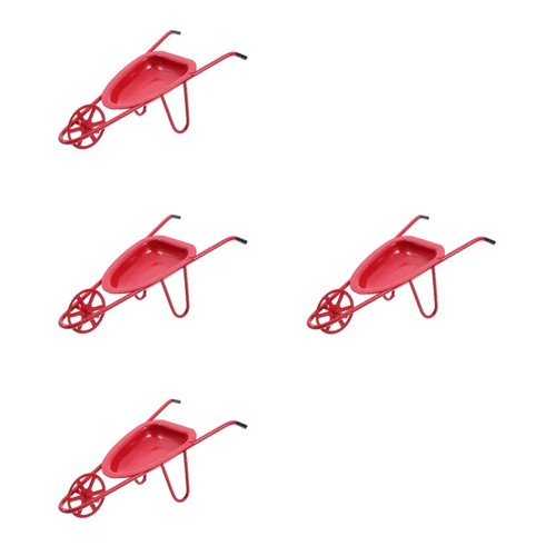 4pcs red mini - mini, garden