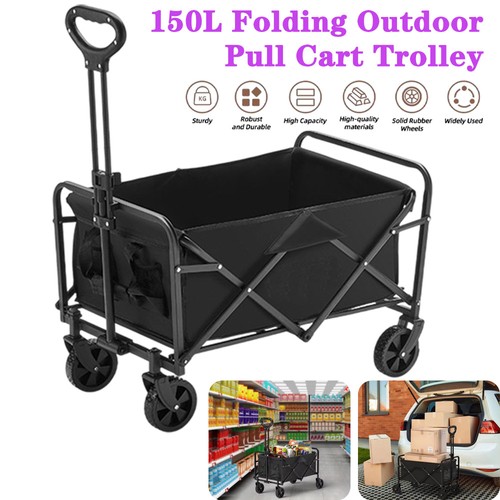 150l heavy duty folding wagon - 150l,