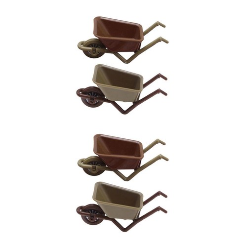 4pcs mini plastic cart models - 4pcs,