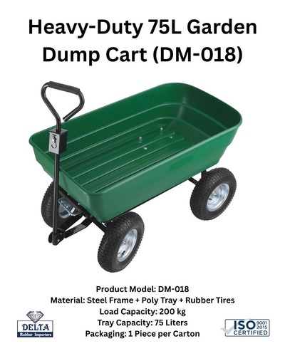 Heavy duty 75l garden - 75l, dump