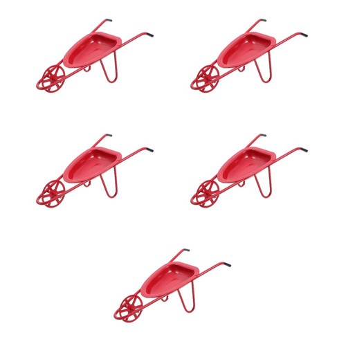 5pcs red miniature - miniature, iron