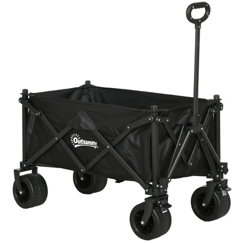 Outsunny foldable garden cart - garden,