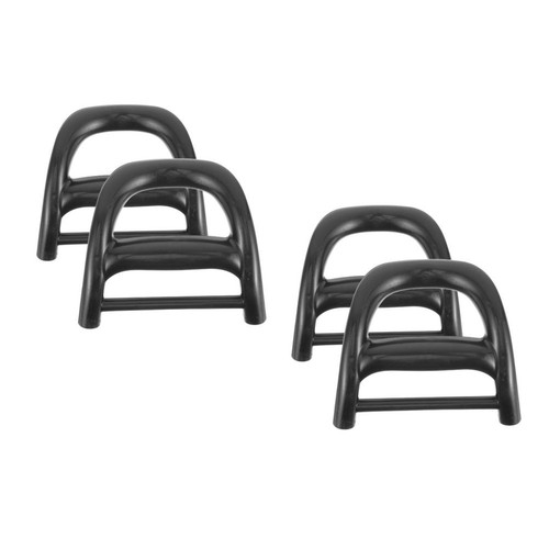 Black plastic cart pull handle - cart,