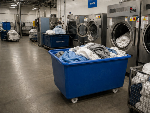 Wheeled laundry cart - laundry,