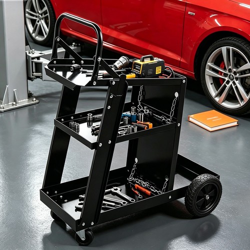 Tier trolley welding - 3-tier, cart