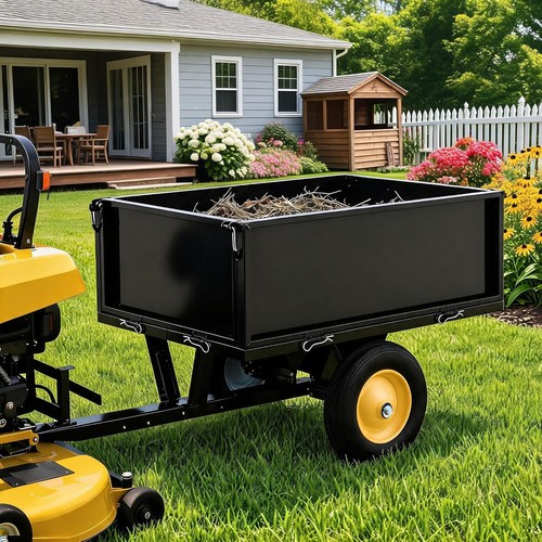 Metal garden trolley cart atv - garden,