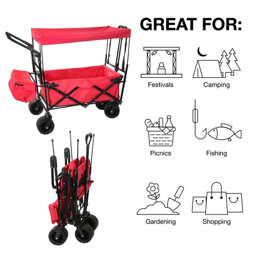 Push pull wagon trolley - push,