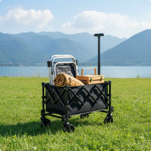 Collapsible camping cart - cart, heavy