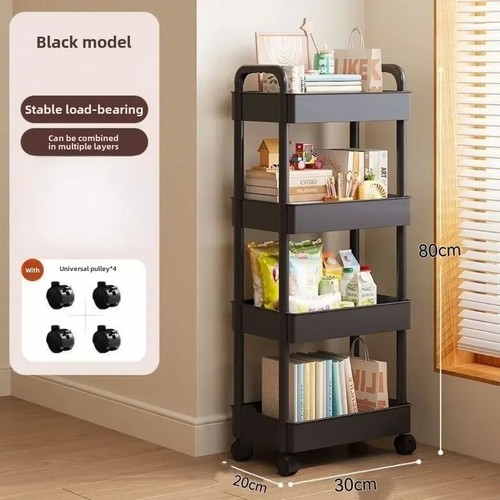 Tier storage trolley cart - 3,