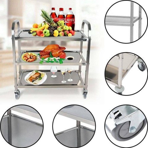 Tier stainless steel trolley - tier,